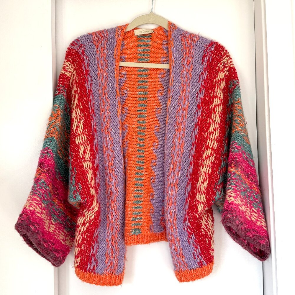 Mes Demoiselles Meringue Cropped Kimono Style Sweater